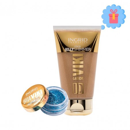 ZESTAW PREZENTOWY VIKI GABOR ID ŻEL BROKATOWY 05 + BALSAM JELLY COCO SHIMMER